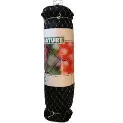 Til Fugle & Småvildt^NATURE Primo 10 x 10 m sort fuglenet - 28 mm maske - 12 gr/m² polyethylen