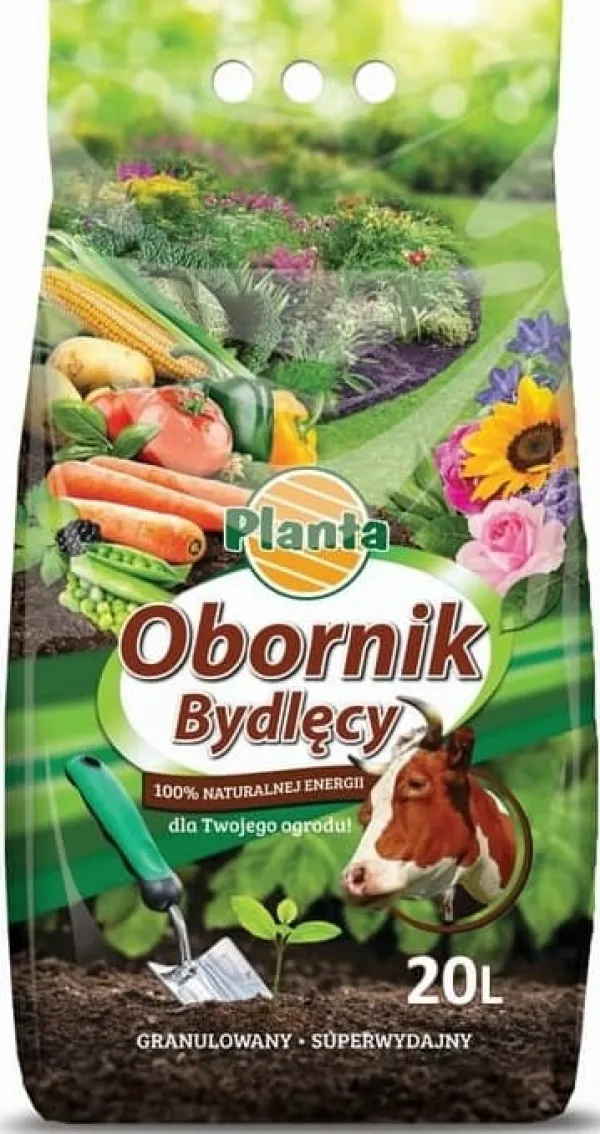 Gødningsmidler^Naturgødning, tørret kvæggødning, 20 l