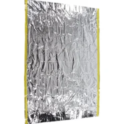 Beredskabsplaner^Nödtält Återanvändbart hopfällbart lätt PET-aluminiumfilm Termisk filt Överlevnadsskydd för vandring och camping
