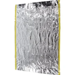 Beredskabsplaner^Nödtält Återanvändbart hopfällbart lätt PET-aluminiumfilm Termisk filt Överlevnadsskydd för vandring och camping