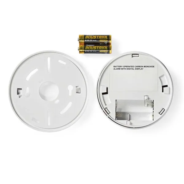 Røg- & Kulmonoxiddetektorer^Nedis Kulilte alarm | Batteri | Batteri levetid op til: 5 År | Hush / mute-funktion | Med testknap | 85 dB | Hvid