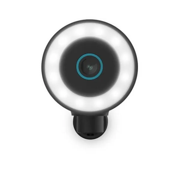 Hot Nedis SmartLife udendørskamera | Spotlight | 4K / 3840x2160 | IP65 | Cloud Storage (mulighed) / microSD (ikke inkluderet) / Onvif | 5 V DC | Med bevæg | CDON Sikkerhedsmonitorer & Videokameraer