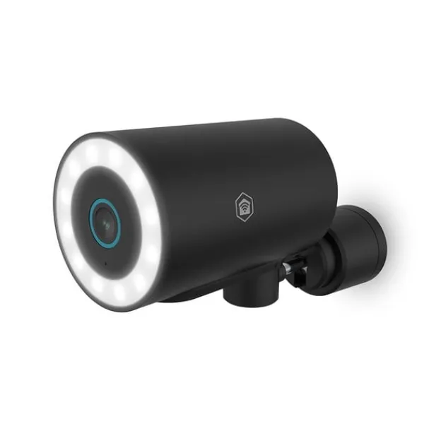 Hot Nedis SmartLife udendørskamera | Spotlight | 4K / 3840x2160 | IP65 | Cloud Storage (mulighed) / microSD (ikke inkluderet) / Onvif | 5 V DC | Med bevæg | CDON Sikkerhedsmonitorer & Videokameraer