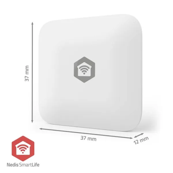 Discount Nedis SmartLife Vand Detektor | Zigbee 3.0 | Batteri | Maks. batteritid: 12 Måned | Hvid Lækagedetektorer