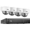 Sikkerhedsmonitorer & Videokameraer^Netværk Video Sikkerhedssystem, 8MP Ultra HD Opløsning, H.265+ Video Komprimering,8CH NVR 4 stk. Kamera, Ingen