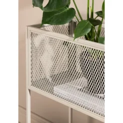 Havekurve^Netz kurv blomsterkasse 30x110cm beige.
