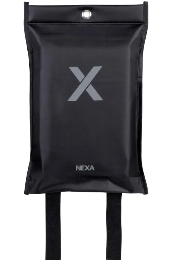 Discount Nexa FB-120 SMD Brandfilt Silikon Svart 120x120 cm Brandtæppe