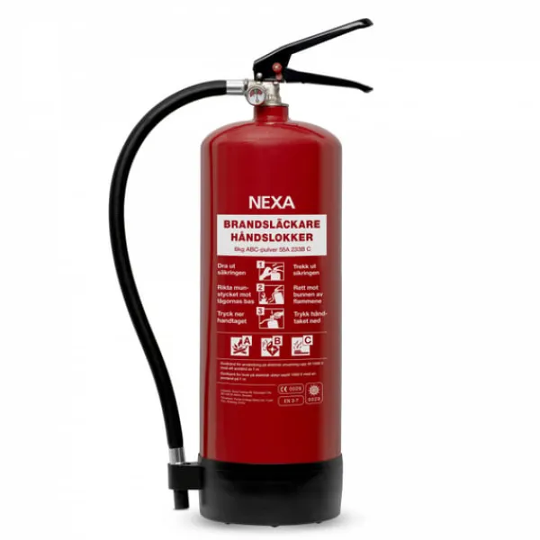 Brandslukkere^Nexa Fire & Safety Brandsläckare Röd 6kg 55A