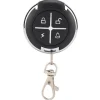Skure, Garager & Carports^4-nøgle sort rund automatisk kopi garageport trådløs fjernbetjening (433MHZ)
