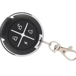Skure, Garager & Carports^4-nøgle sort rund automatisk kopi garageport trådløs fjernbetjening (433MHZ)
