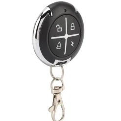 Skure, Garager & Carports^4-nøgle sort rund automatisk kopi garageport trådløs fjernbetjening (433MHZ)