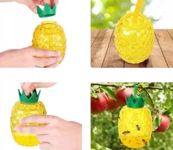 Skadedyrsfælder^NoBzzz FÆLDE TIL HVEPSEFLUER 2 STK. GENBRUGELIG EFFEKTIV ANANAS