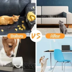 Insektmiddel & Dyreafvisende Middel^OBOSOE Anti-Cat modhagernet - 12 stk Katteafvisende måtter 20x15 cm • Dyreafvisende med blonde • Beskytter Haver og Møbler