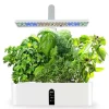 OBOSOE Hydroponisk Dyrkningssystem – Indendørs have med LED Grow Light & 16H Smart Timer Kit Til Plante- & Urtedyrkning