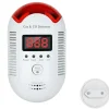 Røg- & Kulmonoxiddetektorer^OBOSOE kombineret gas- og CO-detektor – Plug-in kuliltedetektorer til hjem, campingvogn, propan, metan