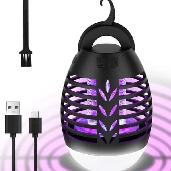 Insektmiddel & Dyreafvisende Middel^OBOSOE Mosquito Killer Outdoor 5W – Myggelampe med LED og IP66 beskyttelse, effektiv mod insekter