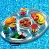 Pool- & Spatilbehør^OBOSOE oppustelig drikkevareholder til pool og badekar – flydende madbakke, perfekt til sommerpooltilbehør