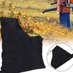 Havemaskiner^OBOSOE 2-pak opsamlingsposer med snøre til løvblæsere – praktiske poser til blade og haveaffald