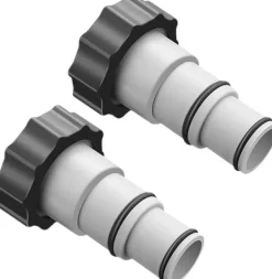 Pool- & Spatilbehør^OBOSOE 2-pak poolslangeadapter til Intex-pumper – poolslangeadapter passer til 32/38 mm indvendigt gevind
