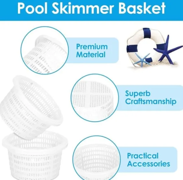 Outlet OBOSOE Pool Skimmer Kurv 19 cm – Reservedel til overfladerengøring, holdbar og nem at samle Pool- & Spatilbehør