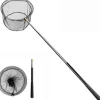 Pool- & Spatilbehør^OBOSOE Poolfælde/Poolskimmernet/Teleskopisk Stålstangsnet - 147 cm Udtrækkelig Bladskimmer til Pool & Spa | Til under- og bebygget pool, dam og sauna | CDON