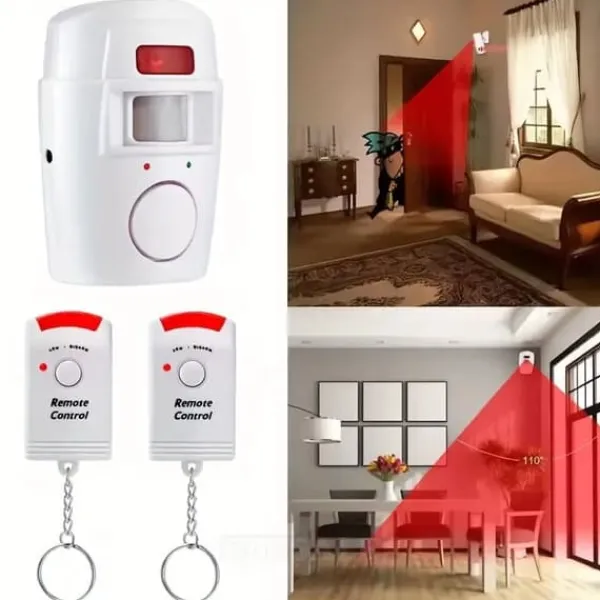 Hjemmealarmsystemer^OBOSOE trådløs bevægelsessensor hjem alarm vindue / dørsensor med fjernbetjening til hjemmebutik garage