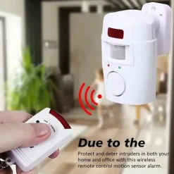 Hjemmealarmsystemer^OBOSOE trådløs bevægelsessensor hjem alarm vindue / dørsensor med fjernbetjening til hjemmebutik garage