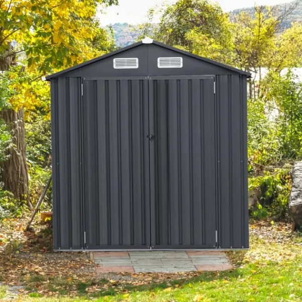 Skure, Garager & Carports^Opbevarcmgsskur, 25×20×16 cm, Mørkegrå