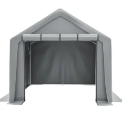 Skure, Garager & Carports^Opbevaringsrum 244x241x217cm, cykelgarage, haveskur, redskabsskur, lagerzelt, mørkegrå