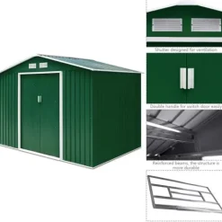 Skure, Garager & Carports^Opbevaringsskur, 7,0' x 4,2' x 6,1'