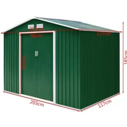 Skure, Garager & Carports^Opbevaringsskur, 7,0' x 4,2' x 6,1'