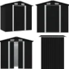 Sale Opbevaringsskur til haven 204x132x186 cm stål antracitgrå - Haveskur - Haveskure - Home & Living Skure, Garager & Carports