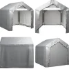 Skure, Garager & Carports^Opbevaringstelt 180x180 cm galvaniseret stål grå - Telt - Telte - Home & Living
