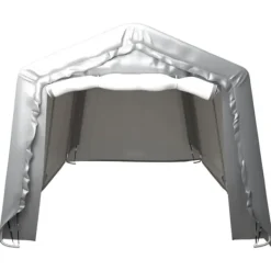 Best Opbevaringstelt 300x750 cm stål grå - Telt - Telte - Home & Living Skure, Garager & Carports