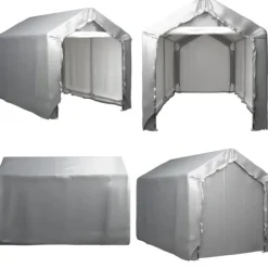 Skure, Garager & Carports^Opbevaringstelt 180x300 cm stål grå - Telt - Telte - Home & Living