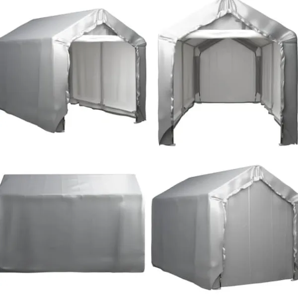 Skure, Garager & Carports^Opbevaringstelt 180x300 cm stål grå - Telt - Telte - Home & Living