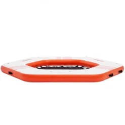Online Oppustelig flydende dock, 259x20,3 cm, hvid, trampolin net pool Pool- & Spatilbehør