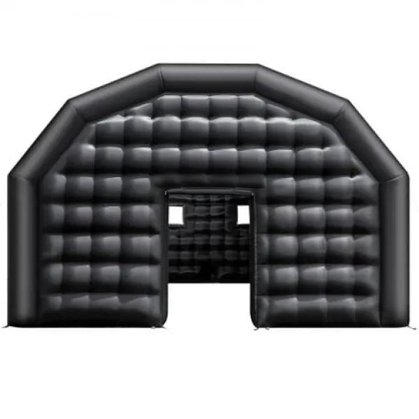 Sale Oppustelig natklub 800x600x400 cm sort, festtelt, oxfordstof Telte & Lysthuse