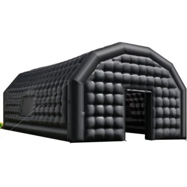 Sale Oppustelig natklub 800x600x400 cm sort, festtelt, oxfordstof Telte & Lysthuse