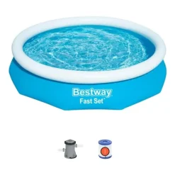 Bestway Pooler^Oppustelig Pool Blå 3200 L 305 x 66 cm
