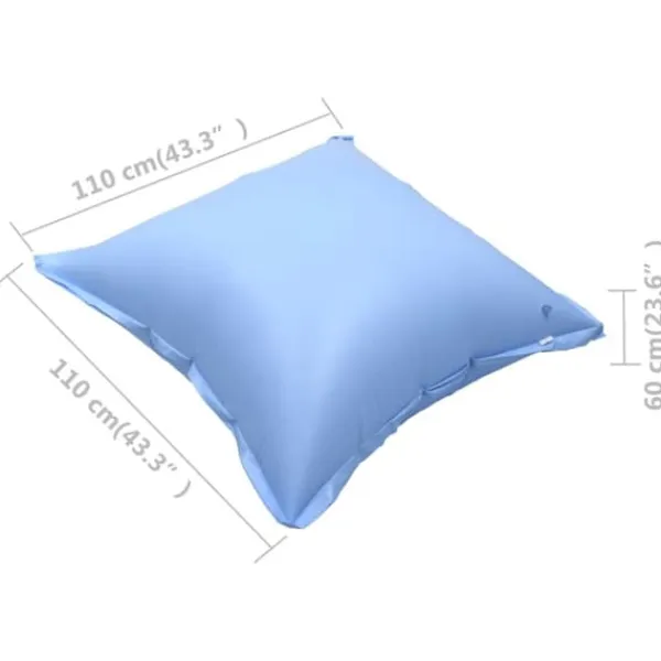 Pool- & Spatilbehør^Oppustelige vinterpuder til fritstående poolovertræk 4 stk. PVC - Poolpude - Poolpuder - Home & Living
