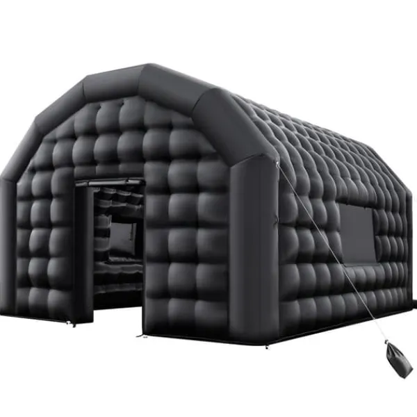 Hot Oppusteligt Natklubtelt, Bærbart Model, 19,7x16,4x12 fod, med Blæser, Ideel til Fest Telte & Lysthuse