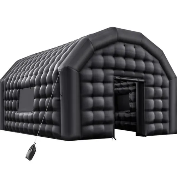 Hot Oppusteligt Natklubtelt, Bærbart Model, 19,7x16,4x12 fod, med Blæser, Ideel til Fest Telte & Lysthuse