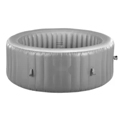 Spa & Udendørsbad^Oppusteligt Spabad 2-4 Personer, 1800x660 mm Rund, Bærbar Udendørs Spa, Komfortabel og Slidstærk