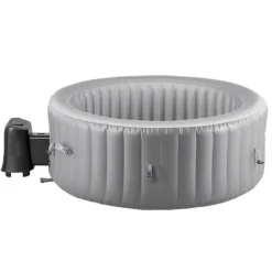 Spa & Udendørsbad^Oppusteligt Spabad 2-4 Personer, 1800x660 mm Rund, Bærbar Udendørs Spa, Komfortabel og Slidstærk