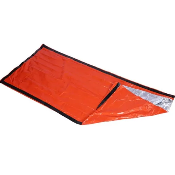 New Orange genanvendelig nødsovepose - termisk vandtæt til camping, rejser og overlevelse Beredskabsplaner