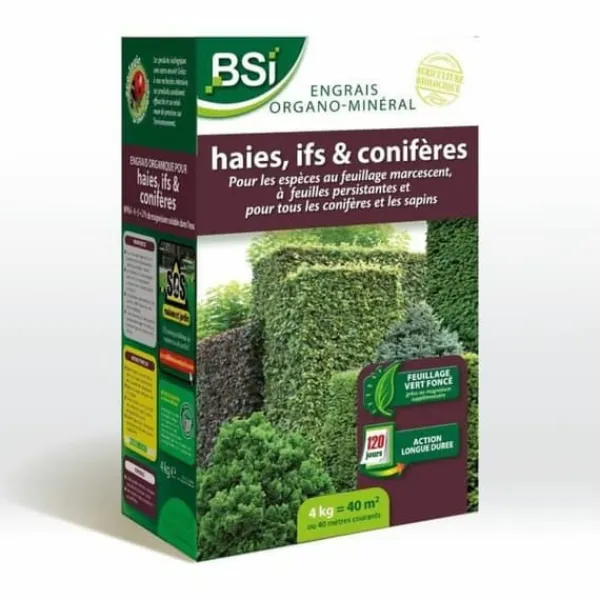 Best Organisk gødning BSI Hedge / Yew / Conifer 4 Kg Gødningsmidler