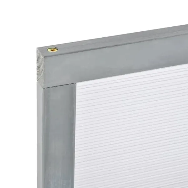 Sale Outsunny drivhus af grantræ og polycarbonat, grå, 90x46x40cm Drivhus