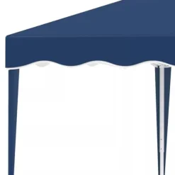 Discount Outsunny Foldbar Pavillon 3x3m, Blå, Stål/Oxford, UV-beskyttelse, Justerbar Højde, Transporttaske Telte & Lysthuse