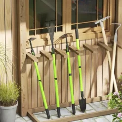 New Outsunny Haveværktøjssæt 4 stk. Grøn Metal Haveværktøj